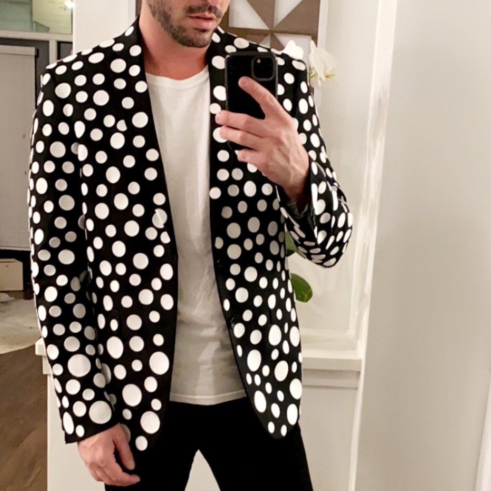 Custom Polka Dot Blazer